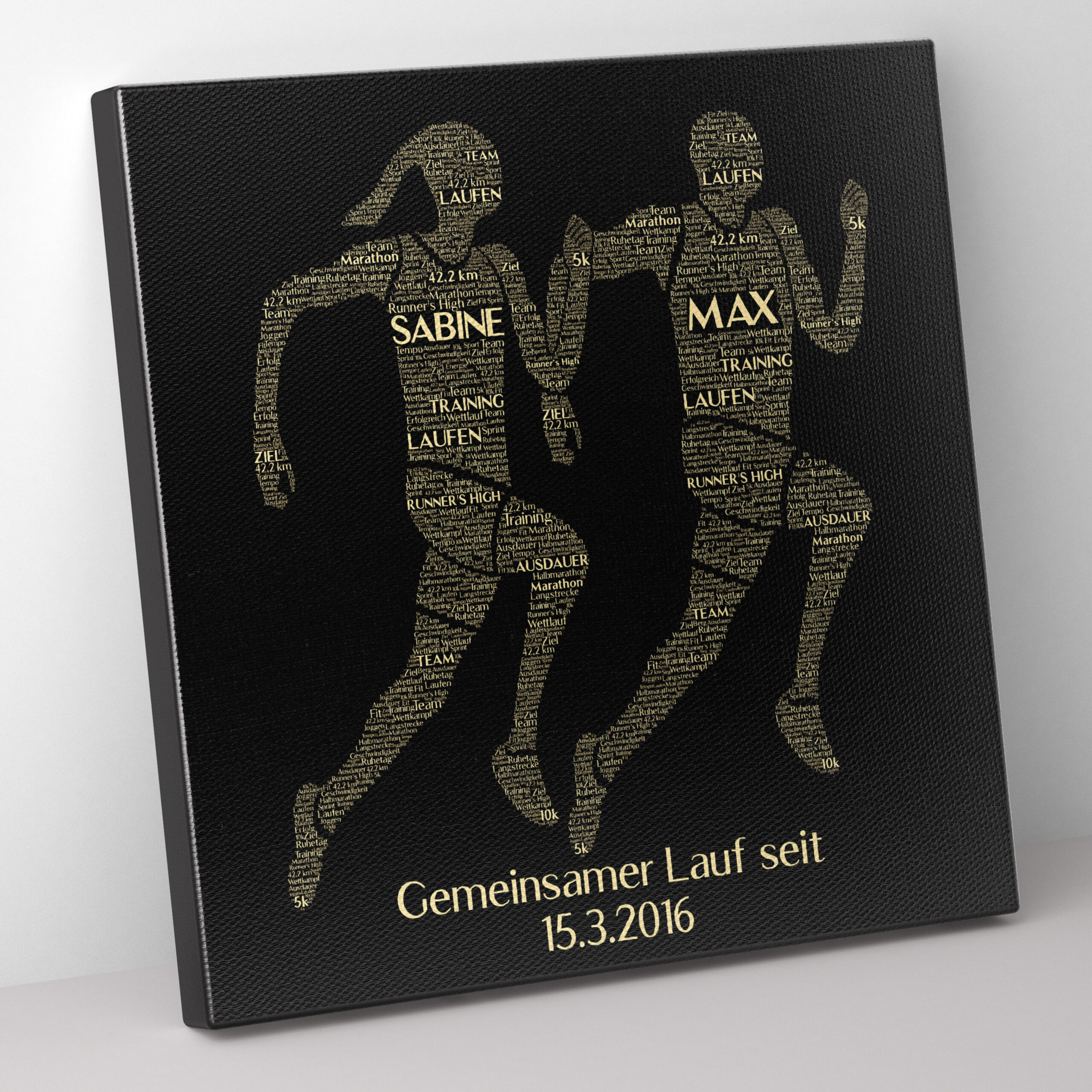 Gold Canva_Leinwand_Laufen_Paar