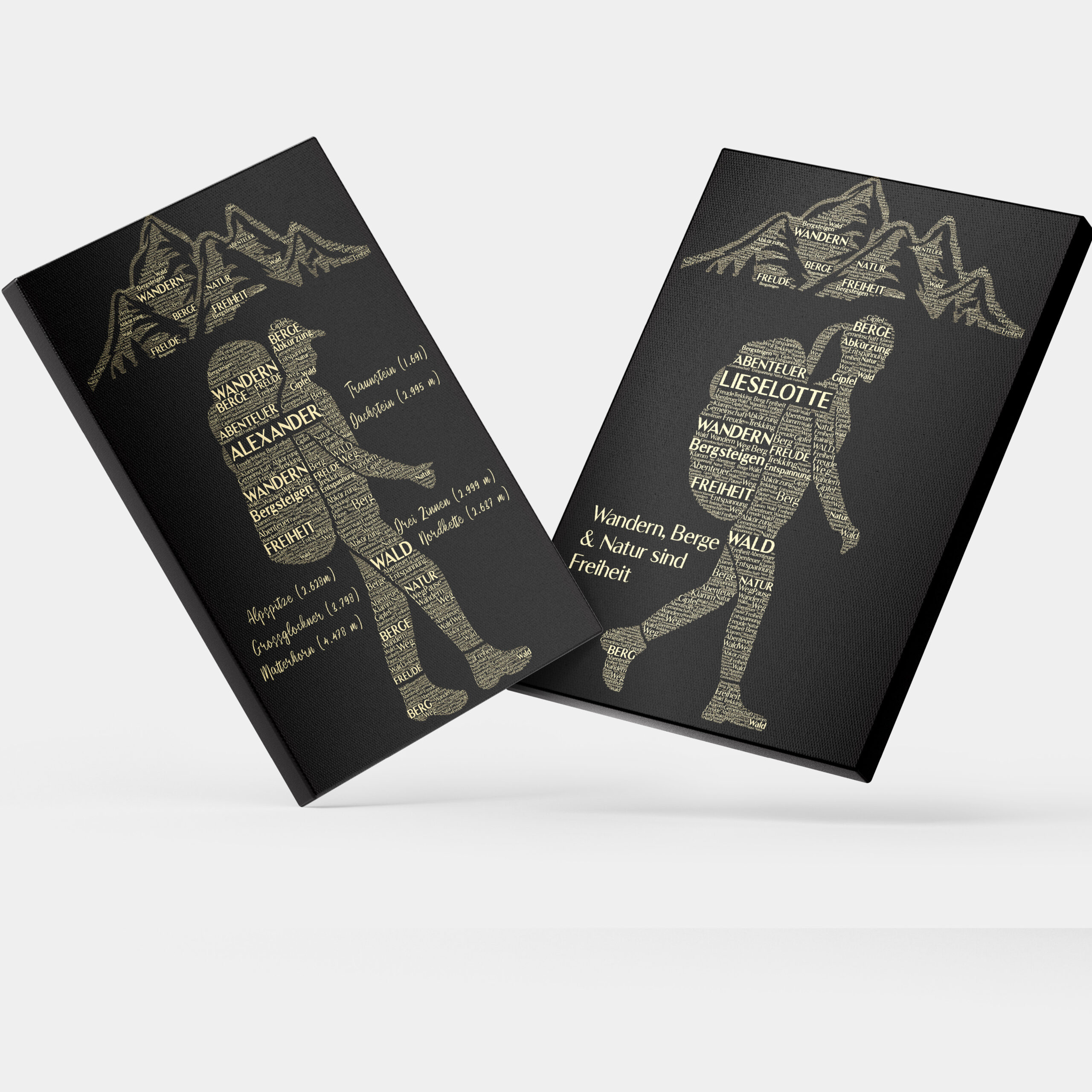 Gold Canva_Leinwand_Wanderer